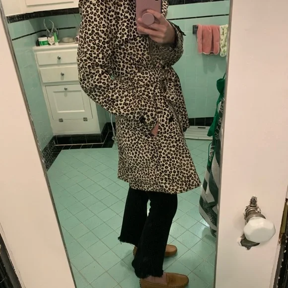 Michael Kors Collection Calf Hair Trench